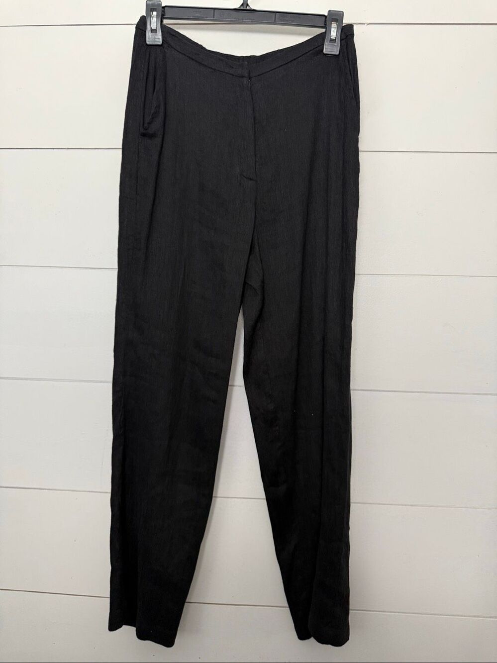 Eileen Fisher Women’s Petite Small Linen Cotton Blend Pull on Pants LagenLook